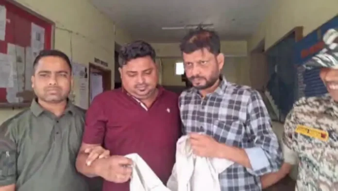 Kharibari police arrested two persons following allegations over a viral social media video containing objectionable remarks against PM Narendra Modi and his late mother. Monday, 25 May 2026.